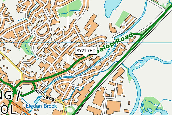 SY21 7HD map - OS VectorMap District (Ordnance Survey) SY21 7HD map - OS VectorMap District (Ordnance Survey)