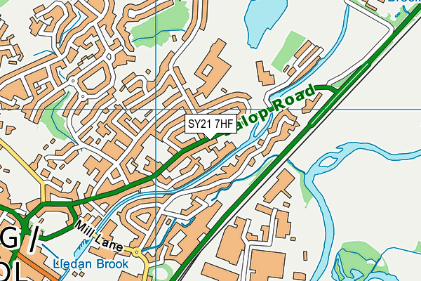 SY21 7HF map - OS VectorMap District (Ordnance Survey) SY21 7HF map - OS VectorMap District (Ordnance Survey)