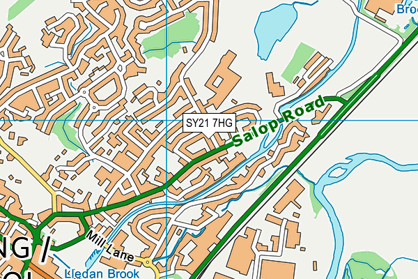 SY21 7HG map - OS VectorMap District (Ordnance Survey) SY21 7HG map - OS VectorMap District (Ordnance Survey)
