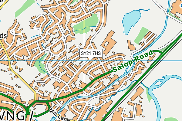SY21 7HS map - OS VectorMap District (Ordnance Survey) SY21 7HS map - OS VectorMap District (Ordnance Survey)