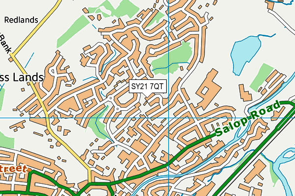 SY21 7QT map - OS VectorMap District (Ordnance Survey) SY21 7QT map - OS VectorMap District (Ordnance Survey)