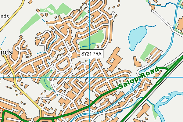 SY21 7RA map - OS VectorMap District (Ordnance Survey) SY21 7RA map - OS VectorMap District (Ordnance Survey)