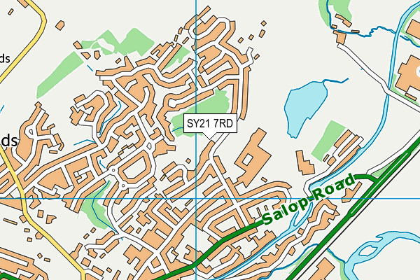SY21 7RD map - OS VectorMap District (Ordnance Survey) SY21 7RD map - OS VectorMap District (Ordnance Survey)