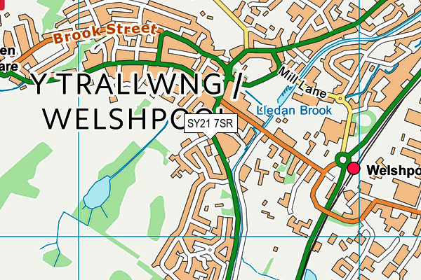 SY21 7SR map - OS VectorMap District (Ordnance Survey) SY21 7SR map - OS VectorMap District (Ordnance Survey)