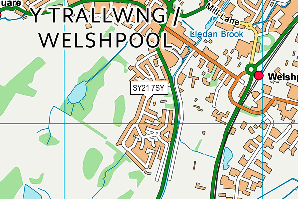 SY21 7SY map - OS VectorMap District (Ordnance Survey) SY21 7SY map - OS VectorMap District (Ordnance Survey)