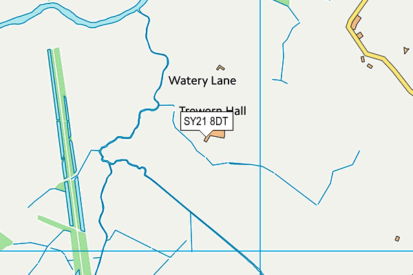 SY21 8DT map - OS VectorMap District (Ordnance Survey) SY21 8DT map - OS VectorMap District (Ordnance Survey)