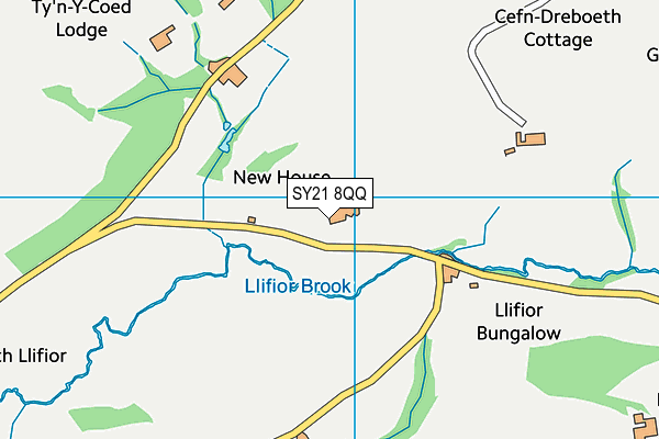 SY21 8QQ map - OS VectorMap District (Ordnance Survey) SY21 8QQ map - OS VectorMap District (Ordnance Survey)