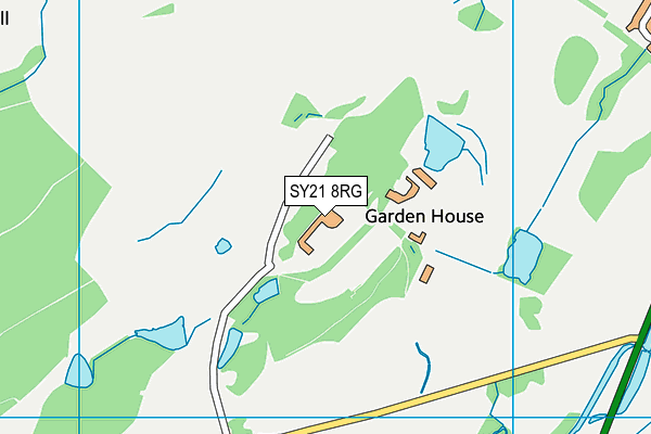 SY21 8RG map - OS VectorMap District (Ordnance Survey) SY21 8RG map - OS VectorMap District (Ordnance Survey)
