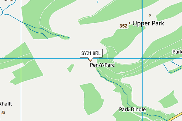 SY21 8RL map - OS VectorMap District (Ordnance Survey) SY21 8RL map - OS VectorMap District (Ordnance Survey)