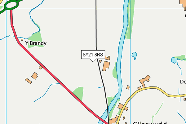 SY21 8RS map - OS VectorMap District (Ordnance Survey) SY21 8RS map - OS VectorMap District (Ordnance Survey)