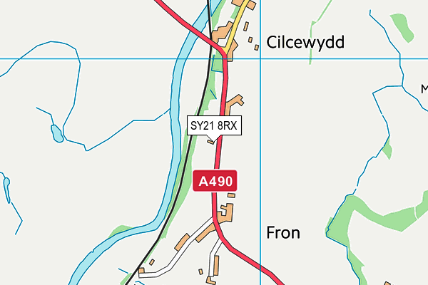 SY21 8RX map - OS VectorMap District (Ordnance Survey) SY21 8RX map - OS VectorMap District (Ordnance Survey)
