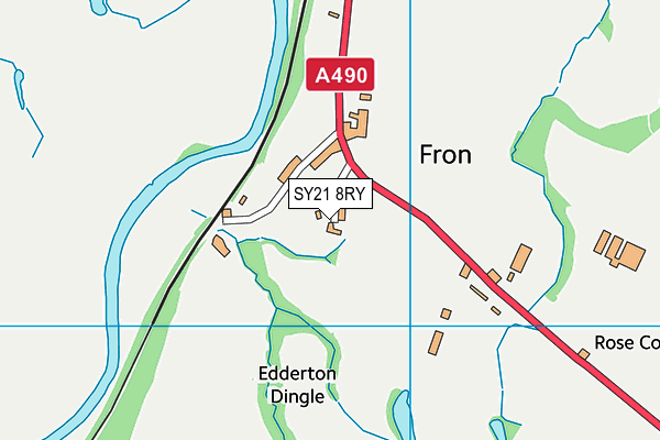 SY21 8RY map - OS VectorMap District (Ordnance Survey) SY21 8RY map - OS VectorMap District (Ordnance Survey)