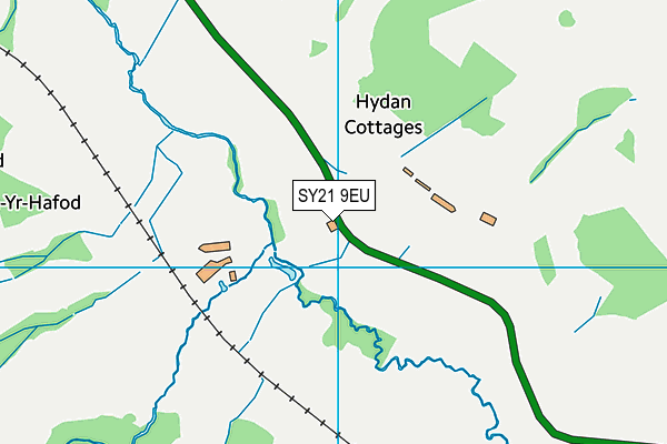 SY21 9EU map - OS VectorMap District (Ordnance Survey) SY21 9EU map - OS VectorMap District (Ordnance Survey)