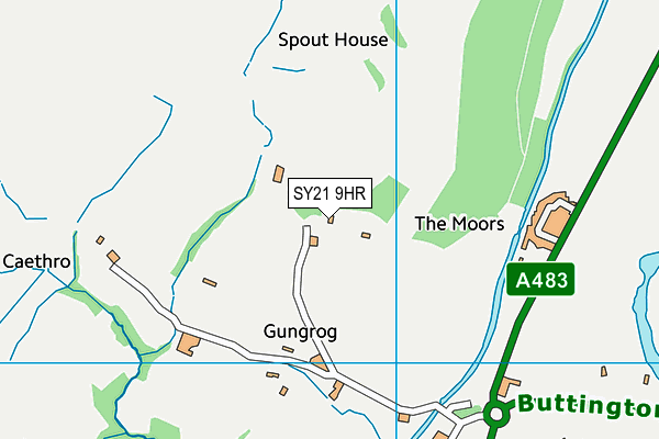 SY21 9HR map - OS VectorMap District (Ordnance Survey) SY21 9HR map - OS VectorMap District (Ordnance Survey)