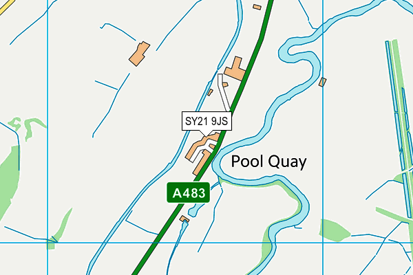 SY21 9JS map - OS VectorMap District (Ordnance Survey) SY21 9JS map - OS VectorMap District (Ordnance Survey)