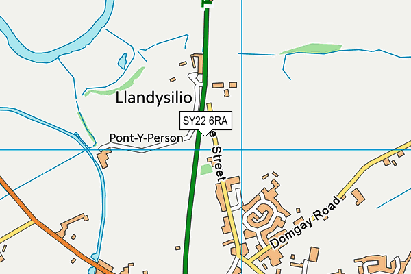 SY22 6RA map - OS VectorMap District (Ordnance Survey) SY22 6RA map - OS VectorMap District (Ordnance Survey)