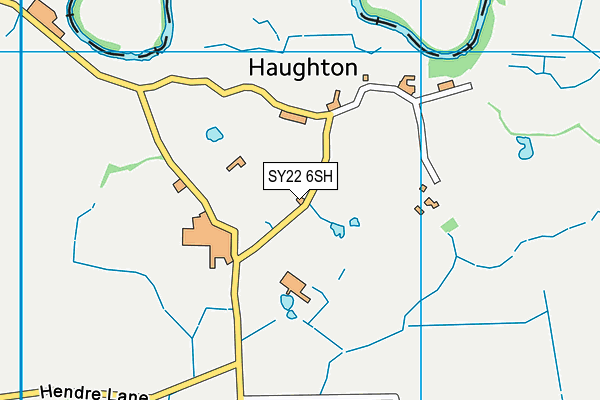 SY22 6SH map - OS VectorMap District (Ordnance Survey) SY22 6SH map - OS VectorMap District (Ordnance Survey)