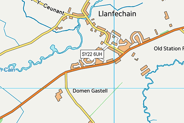 SY22 6UH map - OS VectorMap District (Ordnance Survey) SY22 6UH map - OS VectorMap District (Ordnance Survey)