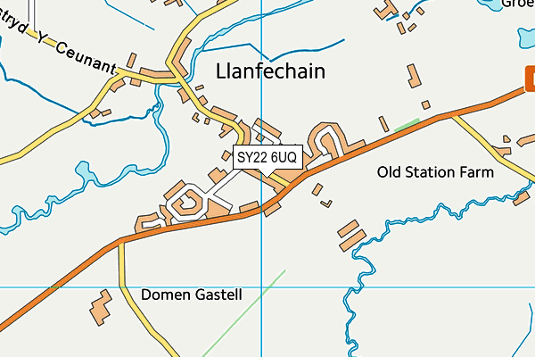 SY22 6UQ map - OS VectorMap District (Ordnance Survey) SY22 6UQ map - OS VectorMap District (Ordnance Survey)