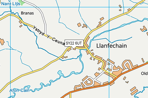 SY22 6UT map - OS VectorMap District (Ordnance Survey) SY22 6UT map - OS VectorMap District (Ordnance Survey)
