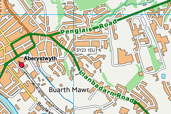 SY23 1EU map - OS VectorMap District (Ordnance Survey) SY23 1EU map - OS VectorMap District (Ordnance Survey)
