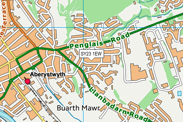 SY23 1EW map - OS VectorMap District (Ordnance Survey) SY23 1EW map - OS VectorMap District (Ordnance Survey)