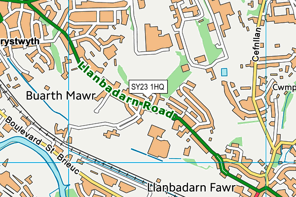 SY23 1HQ map - OS VectorMap District (Ordnance Survey) SY23 1HQ map - OS VectorMap District (Ordnance Survey)