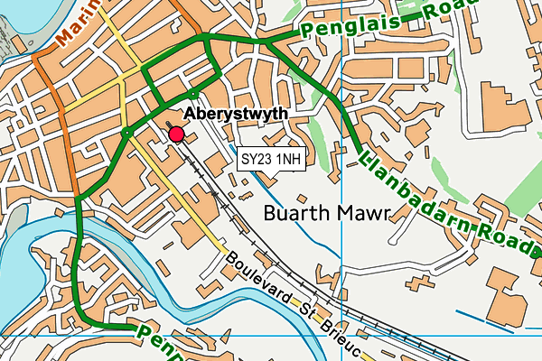 SY23 1NH map - OS VectorMap District (Ordnance Survey) SY23 1NH map - OS VectorMap District (Ordnance Survey)
