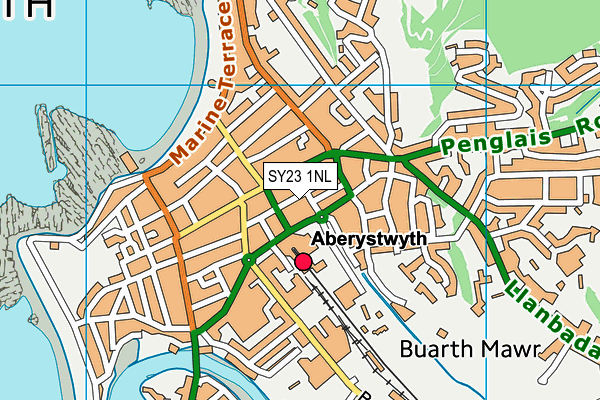 SY23 1NL map - OS VectorMap District (Ordnance Survey) SY23 1NL map - OS VectorMap District (Ordnance Survey)