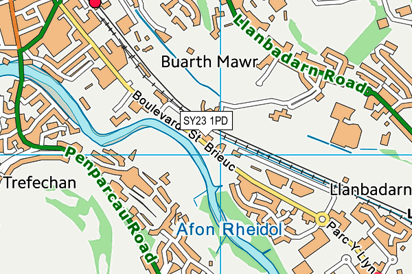 SY23 1PD map - OS VectorMap District (Ordnance Survey) SY23 1PD map - OS VectorMap District (Ordnance Survey)
