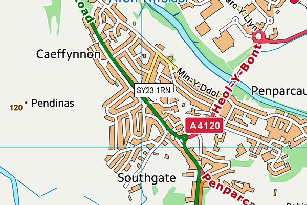 SY23 1RN map - OS VectorMap District (Ordnance Survey) SY23 1RN map - OS VectorMap District (Ordnance Survey)