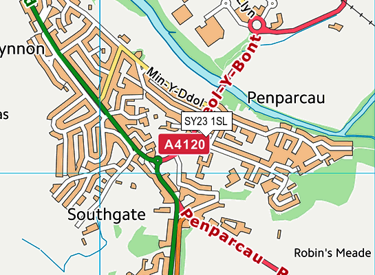 SY23 1SL map - OS VectorMap District (Ordnance Survey) SY23 1SL map - OS VectorMap District (Ordnance Survey)