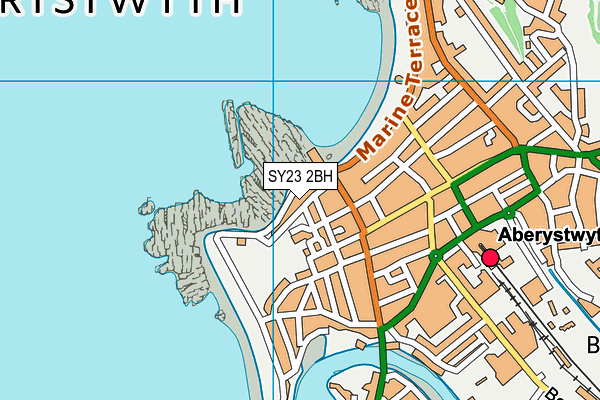 SY23 2BH map - OS VectorMap District (Ordnance Survey) SY23 2BH map - OS VectorMap District (Ordnance Survey)
