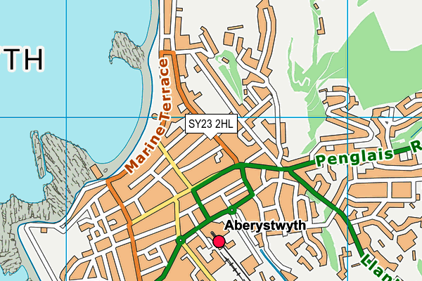 SY23 2HL map - OS VectorMap District (Ordnance Survey) SY23 2HL map - OS VectorMap District (Ordnance Survey)