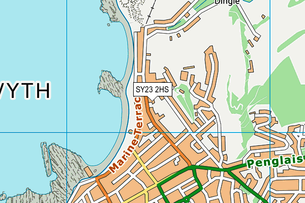 SY23 2HS map - OS VectorMap District (Ordnance Survey) SY23 2HS map - OS VectorMap District (Ordnance Survey)