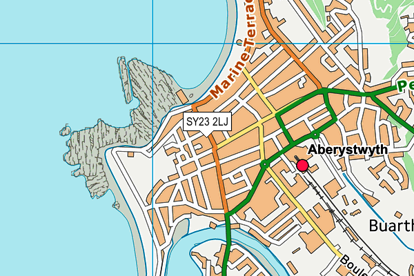 SY23 2LJ map - OS VectorMap District (Ordnance Survey)