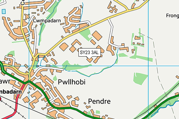 SY23 3AL map - OS VectorMap District (Ordnance Survey) SY23 3AL map - OS VectorMap District (Ordnance Survey)