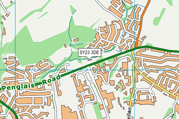 SY23 3DE map - OS VectorMap District (Ordnance Survey) SY23 3DE map - OS VectorMap District (Ordnance Survey)