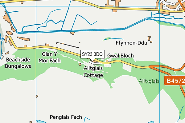 SY23 3DQ map - OS VectorMap District (Ordnance Survey) SY23 3DQ map - OS VectorMap District (Ordnance Survey)
