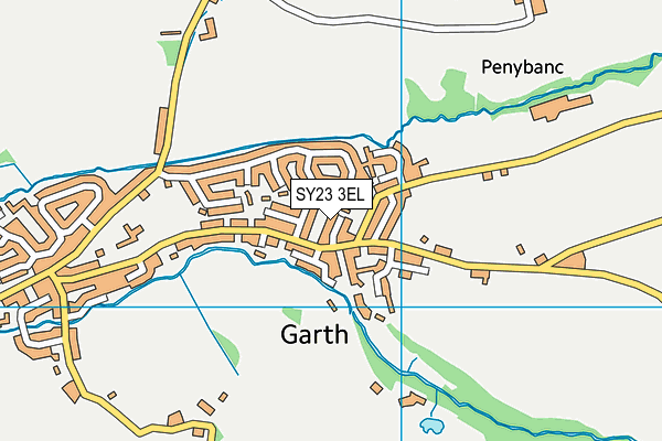 SY23 3EL map - OS VectorMap District (Ordnance Survey) SY23 3EL map - OS VectorMap District (Ordnance Survey)