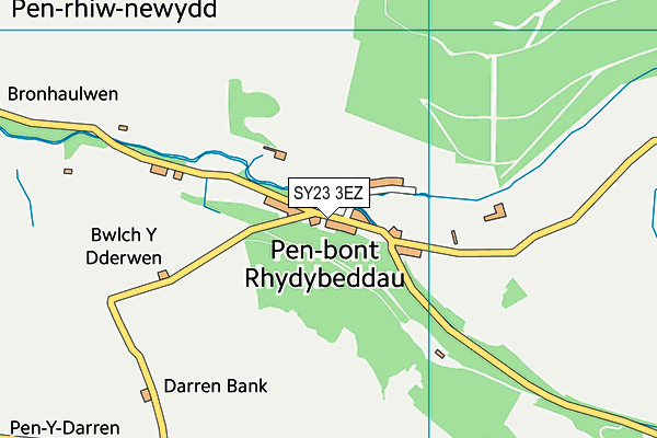 SY23 3EZ map - OS VectorMap District (Ordnance Survey) SY23 3EZ map - OS VectorMap District (Ordnance Survey)