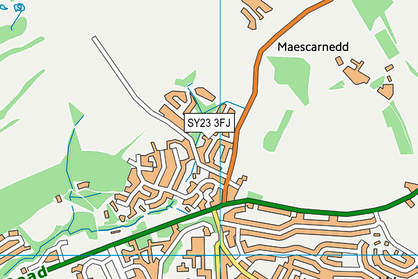 SY23 3FJ map - OS VectorMap District (Ordnance Survey) SY23 3FJ map - OS VectorMap District (Ordnance Survey)