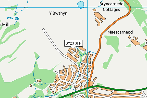 SY23 3FP map - OS VectorMap District (Ordnance Survey) SY23 3FP map - OS VectorMap District (Ordnance Survey)