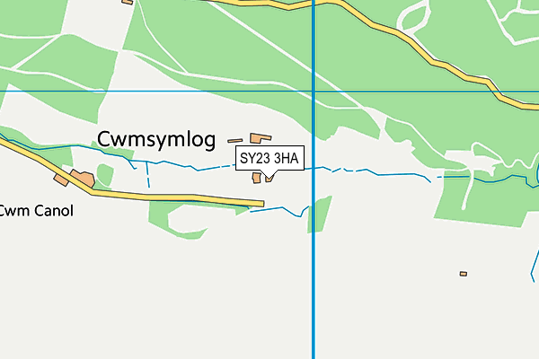 SY23 3HA map - OS VectorMap District (Ordnance Survey) SY23 3HA map - OS VectorMap District (Ordnance Survey)