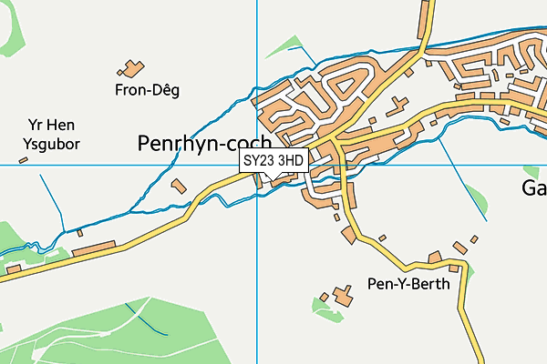 SY23 3HD map - OS VectorMap District (Ordnance Survey) SY23 3HD map - OS VectorMap District (Ordnance Survey)
