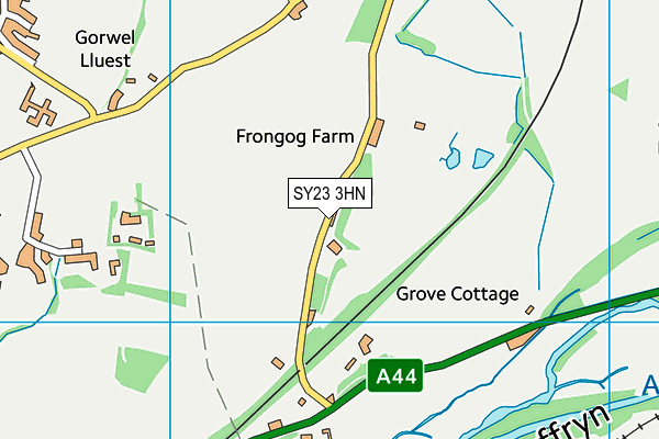 SY23 3HN map - OS VectorMap District (Ordnance Survey)