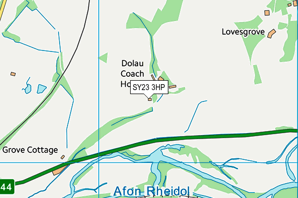 SY23 3HP map - OS VectorMap District (Ordnance Survey) SY23 3HP map - OS VectorMap District (Ordnance Survey)