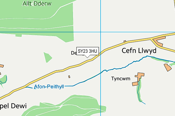SY23 3HU map - OS VectorMap District (Ordnance Survey) SY23 3HU map - OS VectorMap District (Ordnance Survey)
