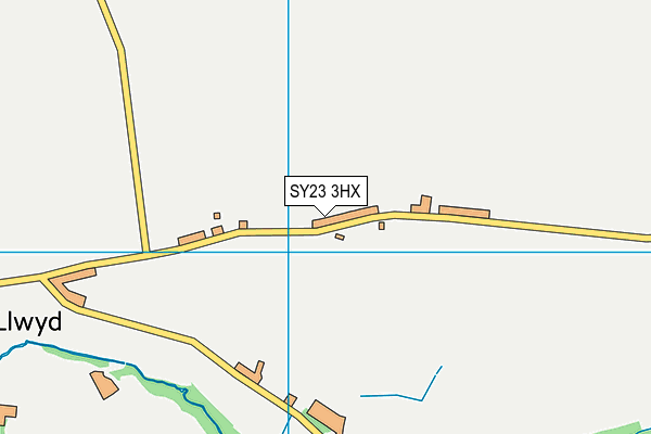 SY23 3HX map - OS VectorMap District (Ordnance Survey) SY23 3HX map - OS VectorMap District (Ordnance Survey)