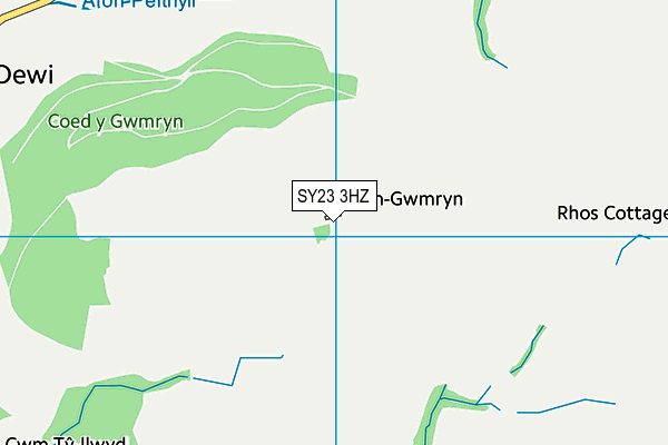 SY23 3HZ map - OS VectorMap District (Ordnance Survey) SY23 3HZ map - OS VectorMap District (Ordnance Survey)
